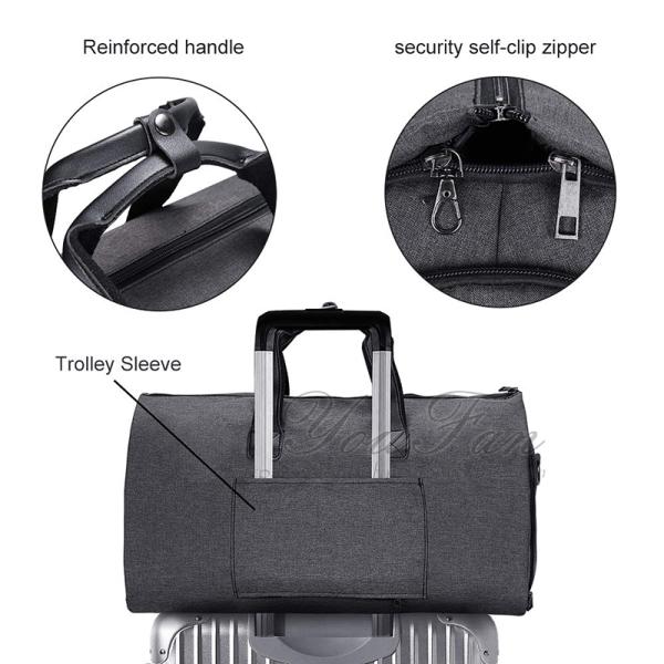 Wear Resistant Travel Duffel Bags , Waterproof Carry On Garment Bag