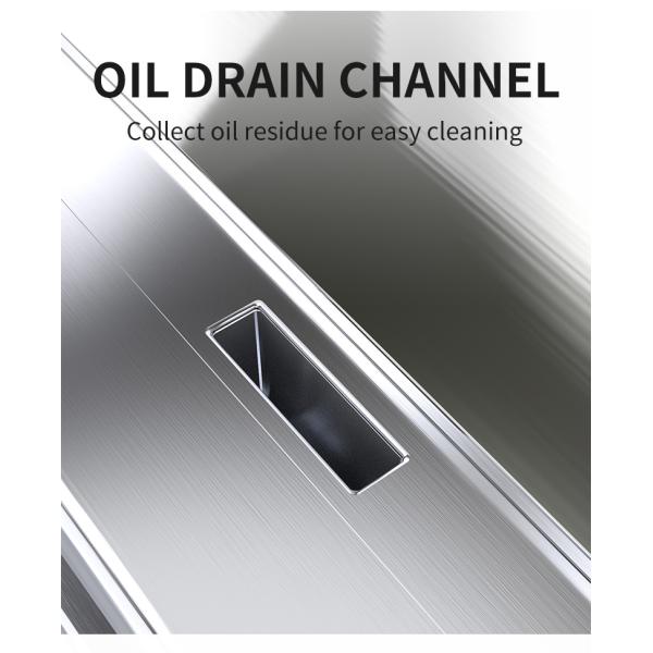 PTFE Non-Stick Material Electric Griddle for Counter Top Commercial Restaurant Kitchen