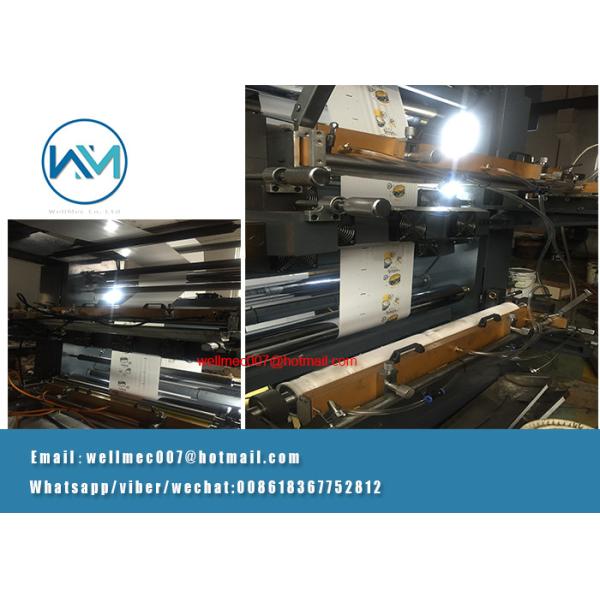 YT-A High speed 100meter per minute high precison 4 colors flexographic printing machine for paper and fim jumbo roll