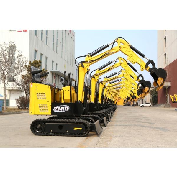 Electric Excavator Mini ZM10 Earth-Moving Machinery Small Household Excavators Wirh Spare Parts
