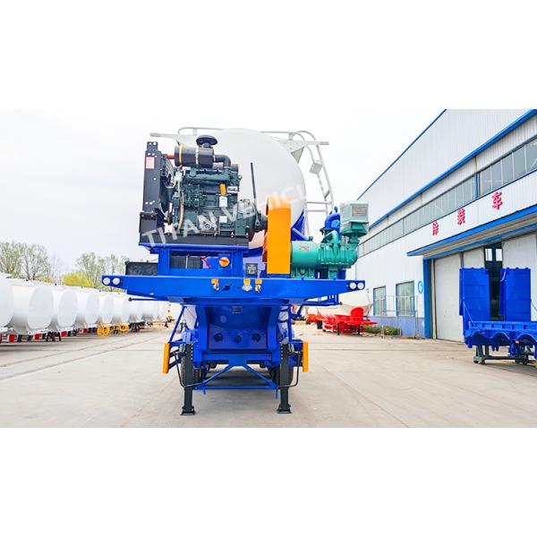 TITAN 3 Axle 40 CBM Dry Bulk Cement Tanker Trailer Truck for Sale
