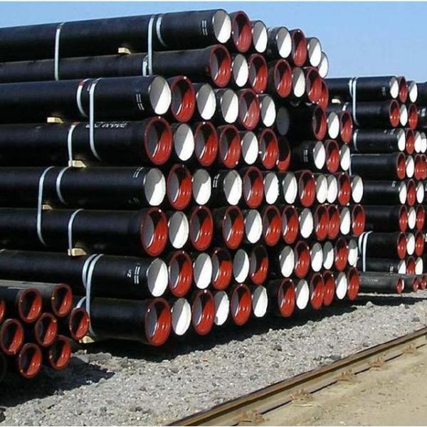 EN985 K9 Ductile Iron Pipe Seamless Round Zinc Bitumen Painting