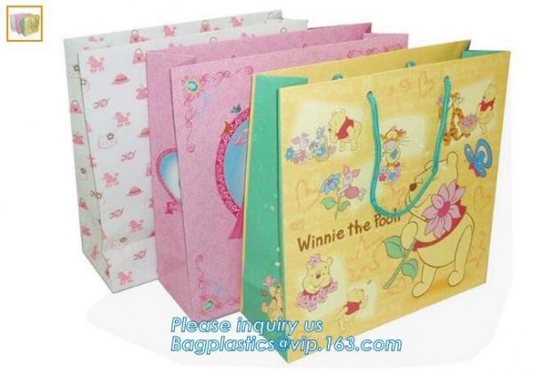 Wedding door gift paper bag Hottest paper carrier bag wrapping gift bag,gift large baby girl kratf waterfree paper gift