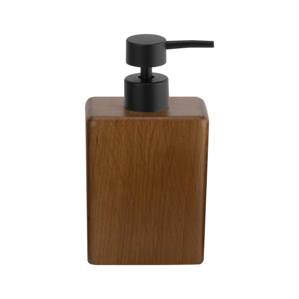 Square Shape Walnut Wood Bathroom Accessories Sets Bathroom Vanity Sets For Bathroom