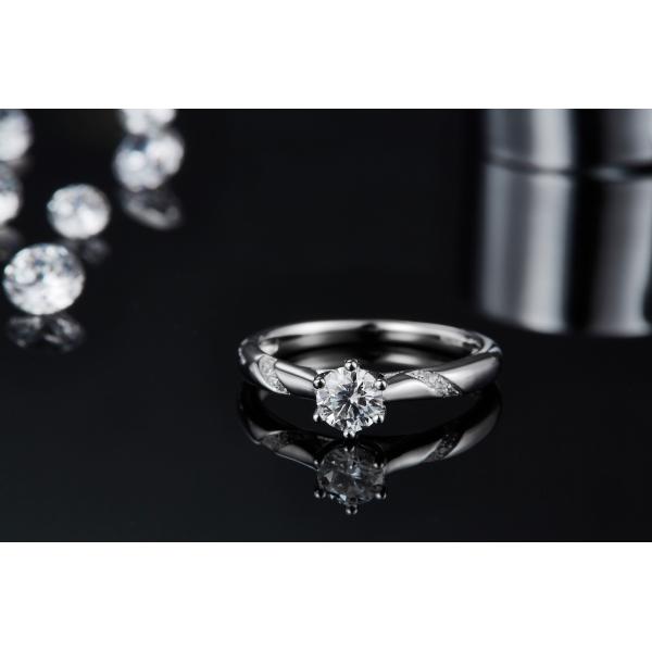 Wholesale Moissanite Jewelry 925 Sterling Silver Custom Moissanite Ring Engagement