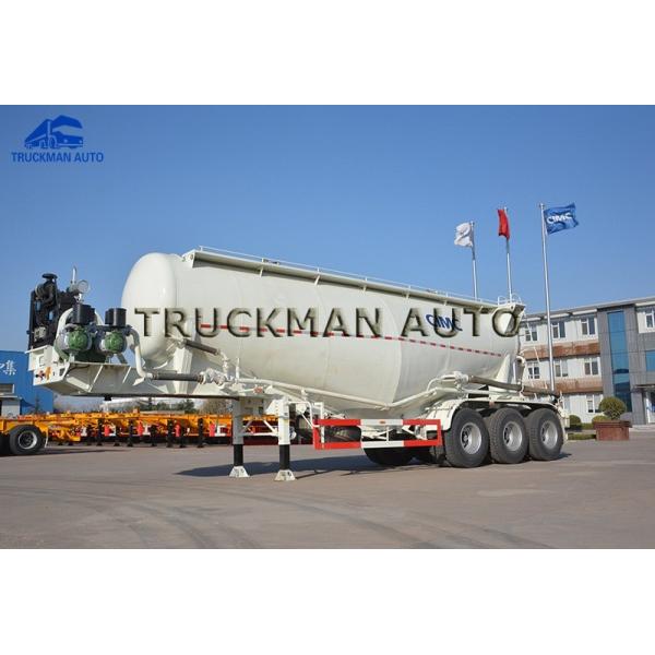 50m3 Cement Tanker Trailer Optional Shape With 50 Tons Loading Capacity