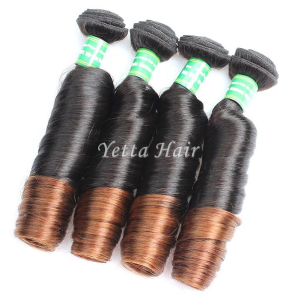 No Mixture Brown Peruvian Human hair Weave Pretty Soft 3 Pieces / Lot