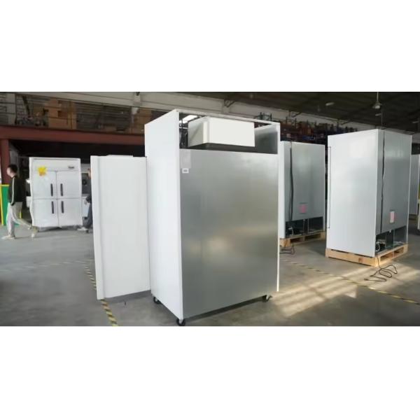 Commercial Kitchen Freezer Single Temperature Stainless Steel Double Door Refrigerator Air Cooled Refrigerator