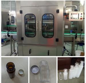 China PLC Volumetric Liquid Filling Machine 100ml To 5000 Ml Filling Capacity on sale