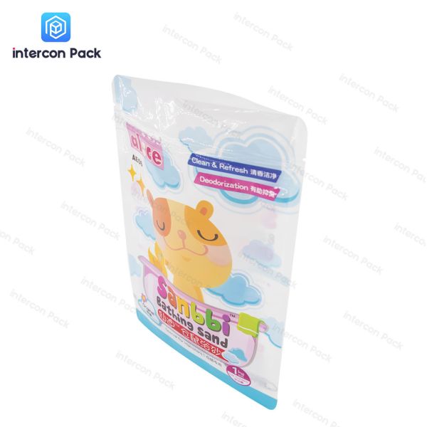 Gravure Printing Plastic Packaging Bag Zipper Stand Up Customized Size