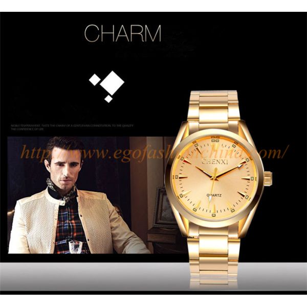 006A IPG Fashion Business Watch Fashion Jewelry Wholesale Factory Price Golden Watches Men