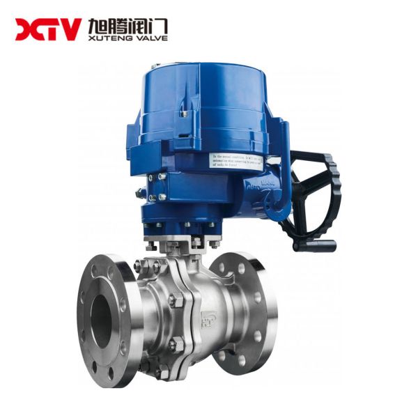 Xtv High Quality Industrial 150-300lb API ANSI 10K-20K Flange Stainless Steel Pneumatic Actuator Flanged Ball Valve