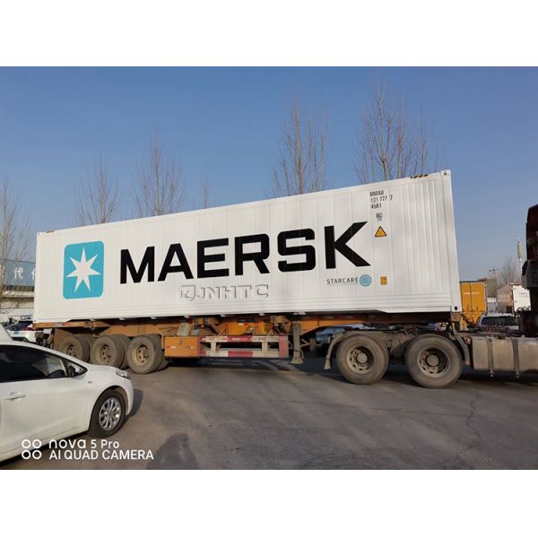 3 Axles 30tons 50tons Refrigerated Semi Trailer Vegetables Meat Drinks Transport