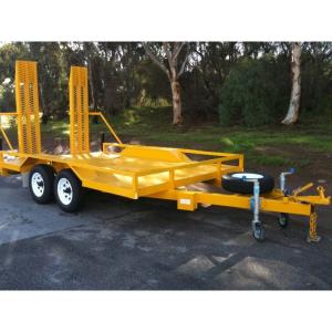 Quality 3200 KG 8x5 Tandem Plant Trailer , Heavy Duty Equipment Trailers For Transport wholesale