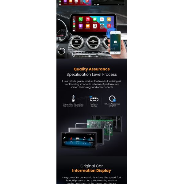 For Mercedes Benz E Class W212 S212 2009-2016 1920*720 Android 11.0 Car Radio GPS Multimedia Navigation No DVD Player