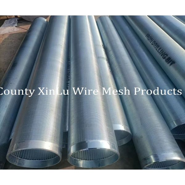 14 Inch Wire Wrapped Screens Q195 Low Carbon Galvanized Water Well Screens