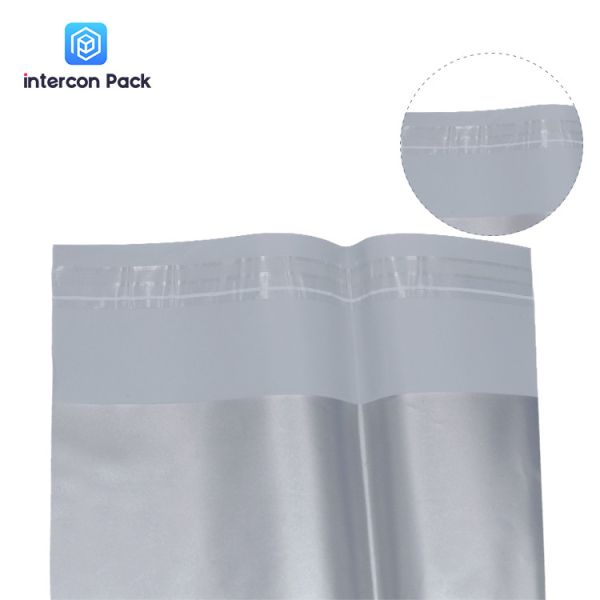 7.09 X 3.94 Inch Data Cable Packaging Bag Recyclable Gray Polyethylene