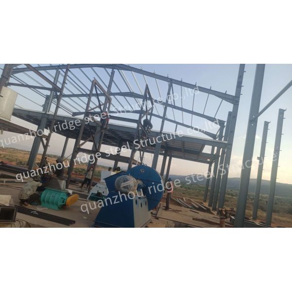 Low Cost Custom Pre Fabricated Industrial Workshop Steel Metal Frame Prefab Hangar Building Modular Warehouse