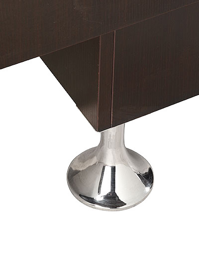 Custom Wooden Cash Counter 2 Shelves , Small Reception Desk For Salon