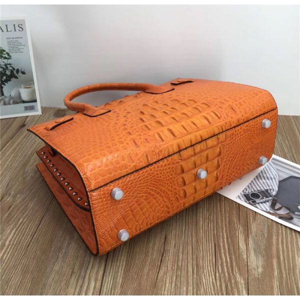 Exotic Genuine Alligator Skin Women Working Totes Large Shoulder Bag Authentic Crocodile Leather Lady Top-handle Handbag