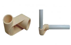Quality Right Angle Stamping Plastic Pipe Joints Fittings ISO9001:2008 wholesale