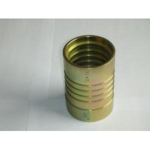 Interlock Hydraulic Hose Ferrule Fittings For SAE Hydraulic Hose Size 1.1/2 Non Skive