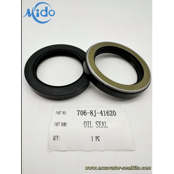706-8J-41620 Rubber oil seal | High-Wear Resistant Excavator Seal kit