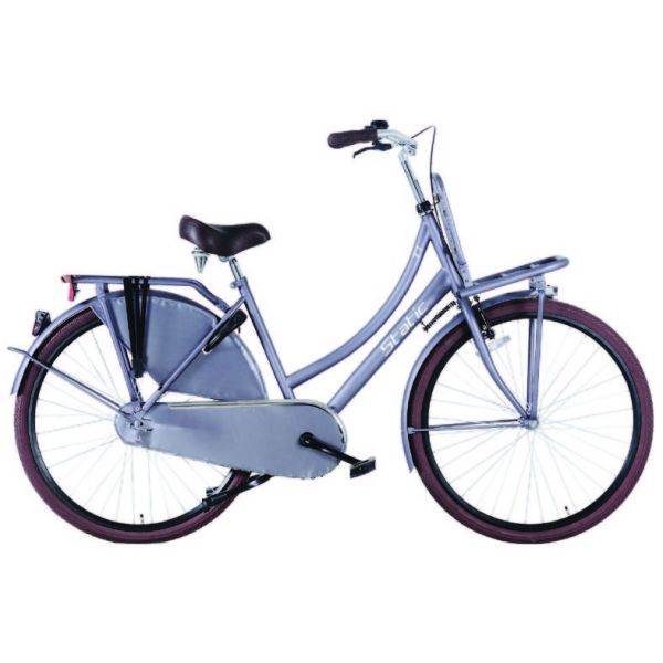 CE standard steel 26/28 inch OL retro bike for lady with Shimano Nexus 3 inner speed with front and rear carrier