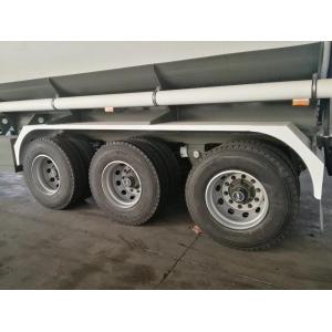 Mechanical Suspension Fuel Tanker Semi Trailer , Crude Oil Tanker Trailer