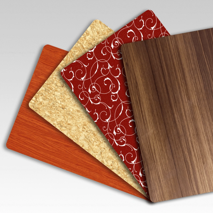 Rose Red Antibacterial 2.0mm Thickness Aluminum 3D Panel Customizable PE Aluminum Composite Panel Interior Wall Paneling 244cm