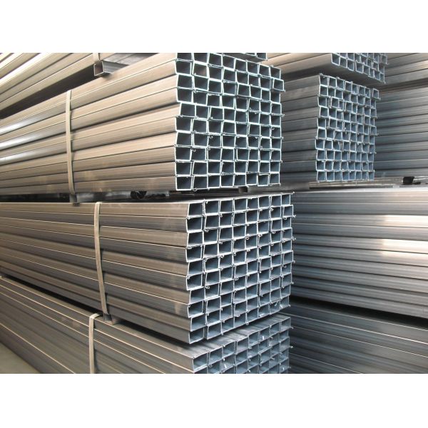 Square Shape Stainless Steel Pipes Tube 50x50mm A312 TP304 DIN 1.4401 1.4406 Brushed Finish With ISO