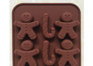 Quality Christmas DIY Silicone Chocolate Tray Water - Proof 21.2 * 10.6 * 1.4cm wholesale