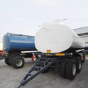Quality 20000L 3 Axles 20CBM Drawbar Fuel Tanker Trailer wholesale