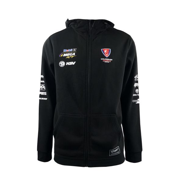 Regular Sleeve Style Printed Full Zipper Sportswear for Moto cycle F1 Racing Hoodies