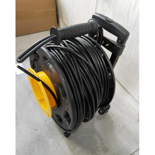 Armored Tactical Fiber Cable 3.0mm LSZH Black Jacket LC To LC Patch Cord