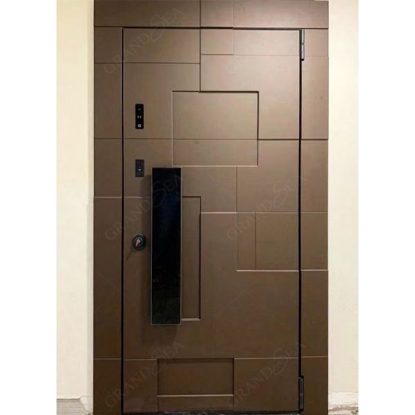 Italian Design Villa Entrance Security Luxury Aluminum Main Front Pivot Porta Modern Entry Wooden Pivot Door