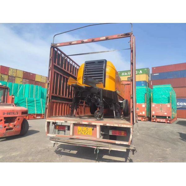 HBT6013C-5 Used Concrete Trailer Pump ISO9001 RoHS Certificated