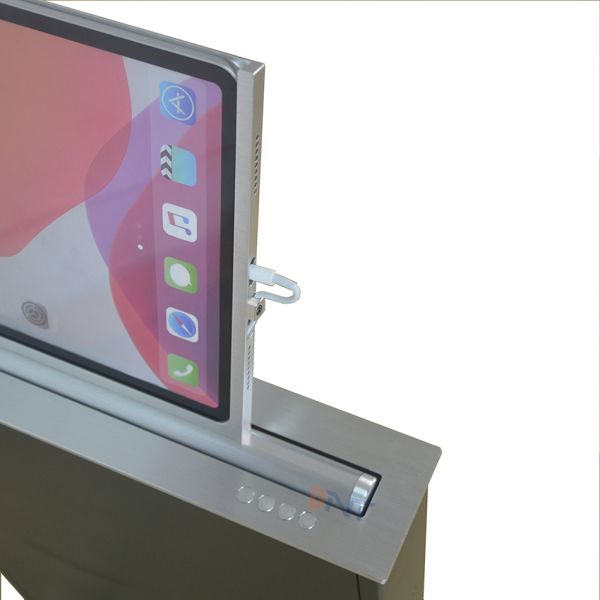 Zoom Meeting Video Conferencing ultra Thin Pop up Motorized Monitor Lift for Tablet 12.9 Ipad Pro