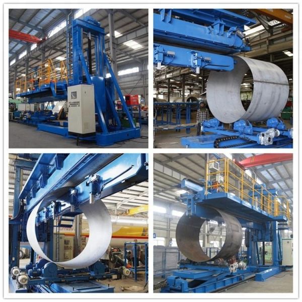 Stainless Steel Longitudinal Seam Welder 380V Straight Weld Seam Machine For Metal Pipeline