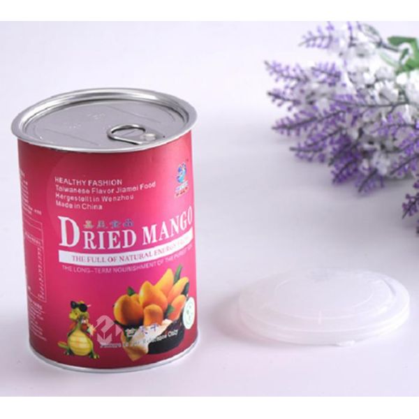 Biodegradable Paper Composite Cans Dried Mango Eco Friendly Paper Tube Packaging