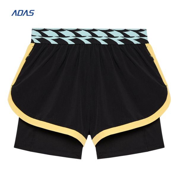 Breathable Athletic Womens Ladies Gym Shorts Fitness Blank Cool Max Bleach Wash