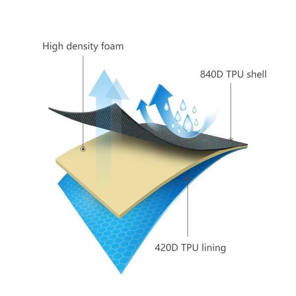 840D TPU 30 Cans Waterproof Boat Bag , Outdoor Waterproof Cooler Bag