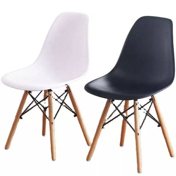 Wear Resistance Style Kitchen Chairs Modern Plastic Dining Chairs