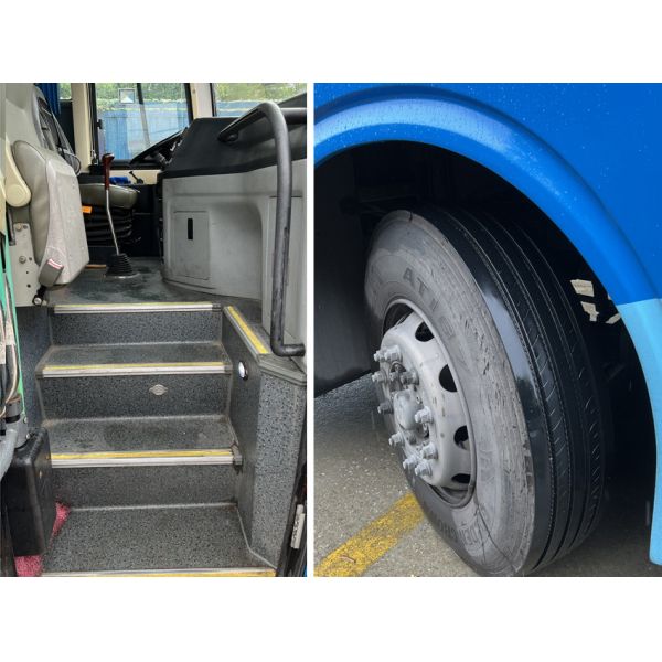 Golden Dragon Used Coach Bus 53 Seats Euro 4 LHD Diesel Fuel