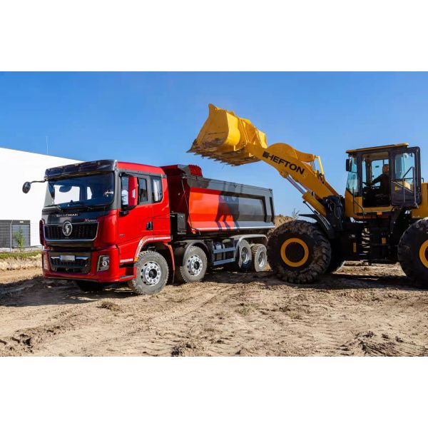 430Hp SHACMAN X5000 Heavy Dump Truck 6x4 8x4 Red Dumper Truck 380Hp 400Hp