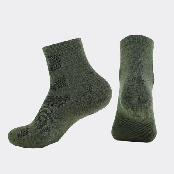 Cushioned Terry Merino Wool Thick Socks Men's Business Dress Socks For Winter