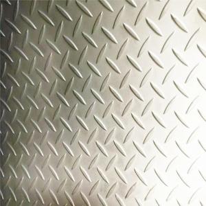 Quality Polished Stainless Steel Diamond Plate Sheets 201 Embossed 304 316 Checker Plate 4x8 wholesale