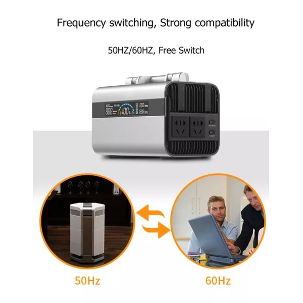 300W 600W 1000W 12V Emergency Solar Battery Storage Portable Generator