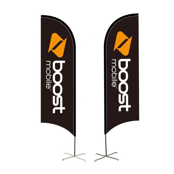 Outside Advertising Custom Beach Flags Seasonal Expo Sublimation wind feather flags