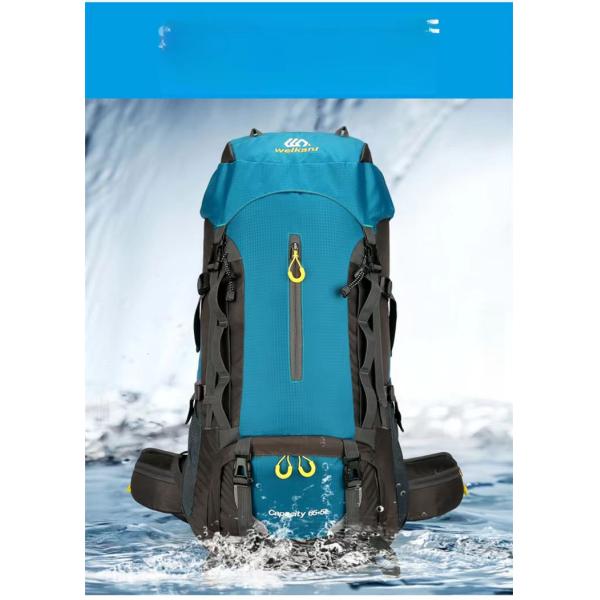 Outdoor Camping Travel Gear Backpack with Soft Zipper Polyester Lining and Big Capacity 30-40L Capacity